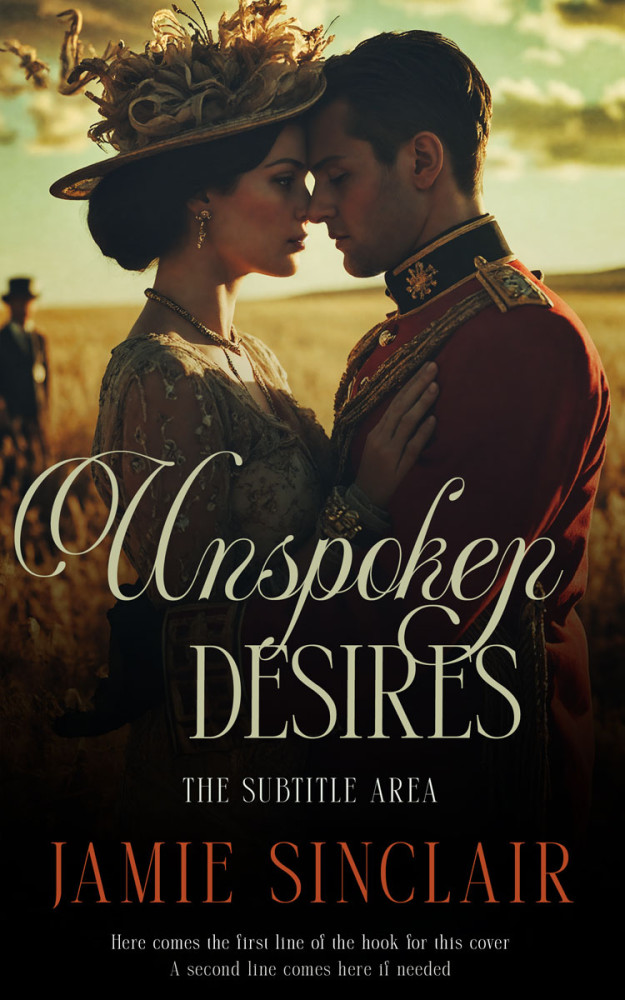 Front view of Gimblet #16845 - Premade Romance Book Cover