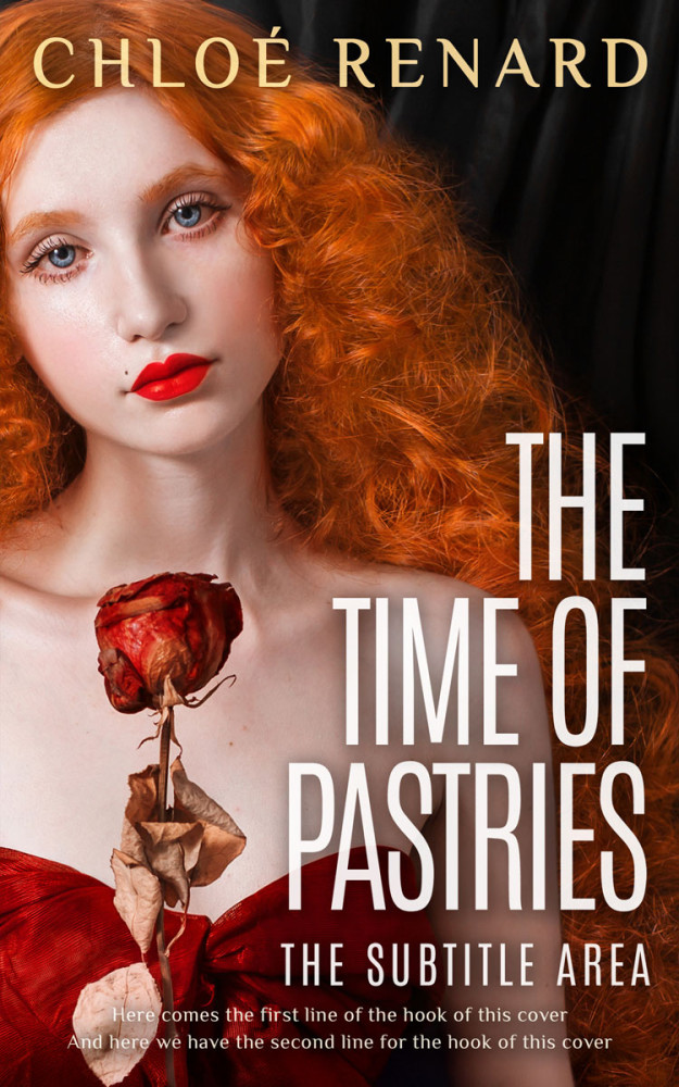 Front view of Burnt Umber #16933 - Premade Romance Book Cover