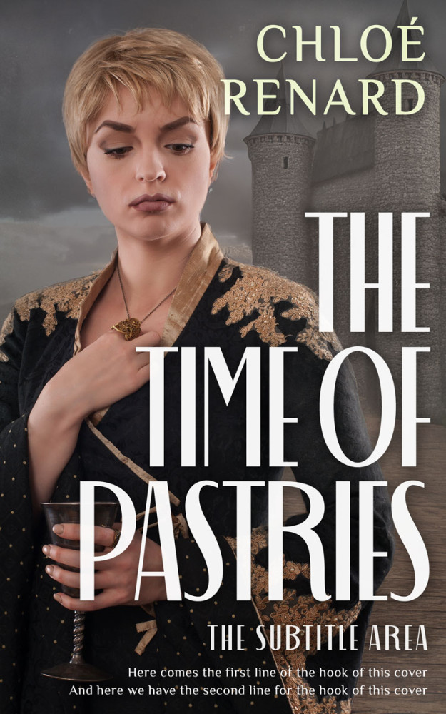 Front view of Masala #16936 - Premade Historical Book Cover