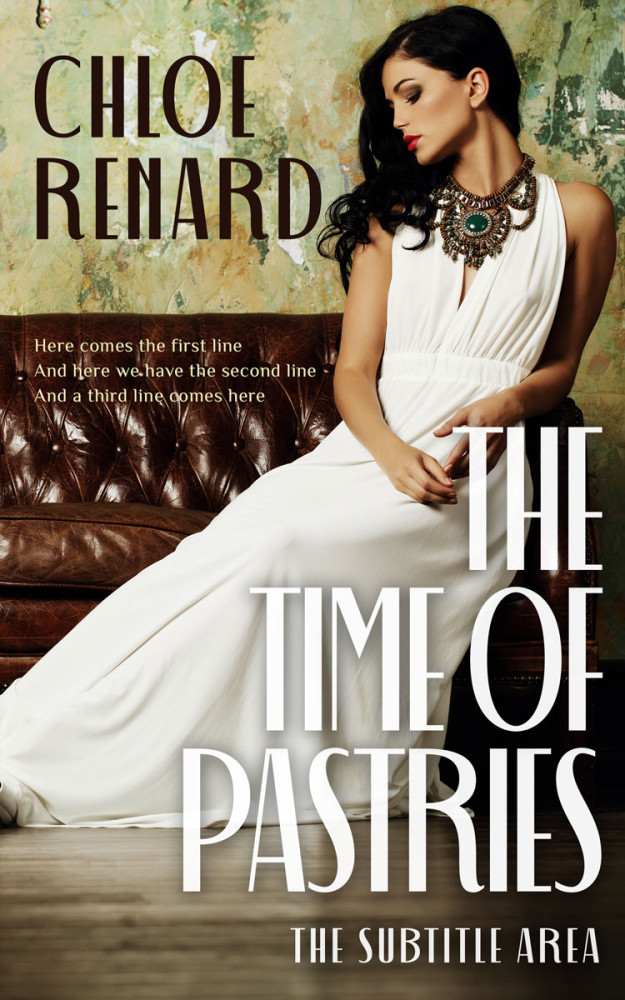 Front view of Soft Amber #16940 - Premade Romance Book Cover