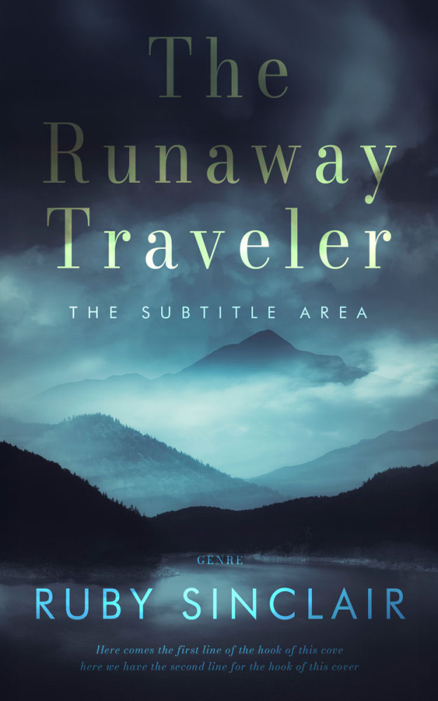 Front view of Oxford Blue #17143 - Premade Mystery & Thriller & Suspense Book Cover