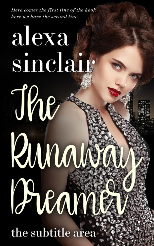 Front view of Soft Amber #17203 - Premade Romance Book Cover