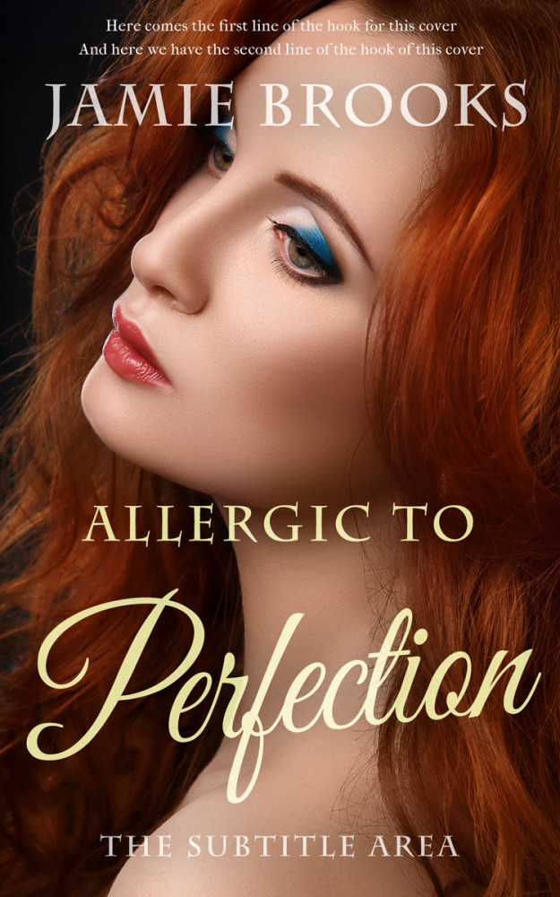 Front view of Van Cleef #17281 - Premade Chick Lit Book Cover