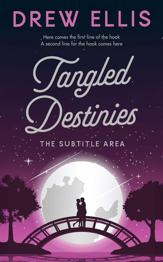 Front view of Lily #17287 - Premade Romance Book Cover