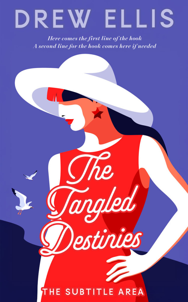 Front view of Burnt Sienna #17296 - Premade Romance Book Cover