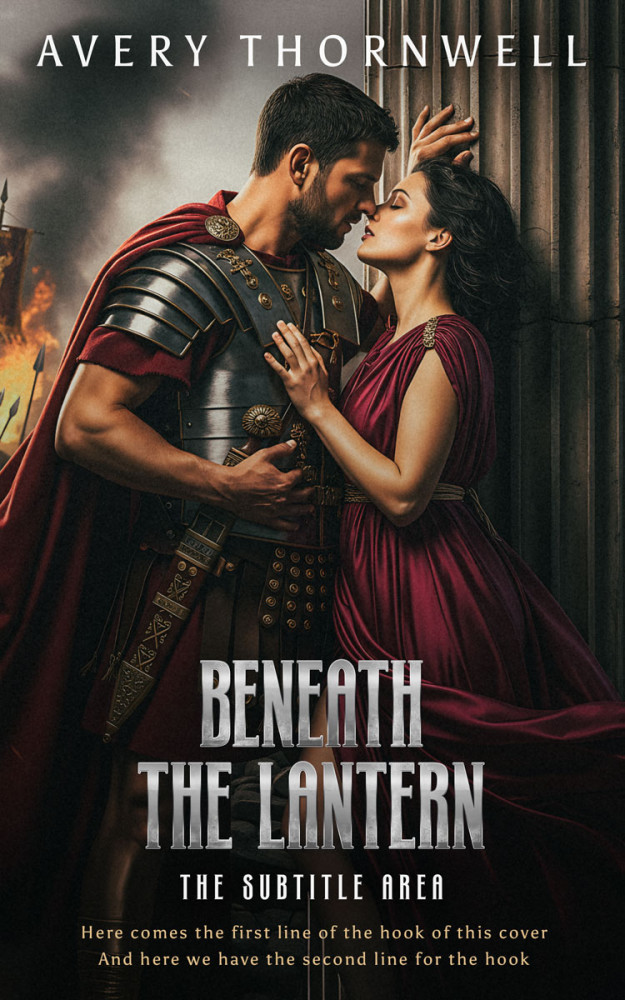 Front view of Zeus #17377 - Premade Romance Book Cover