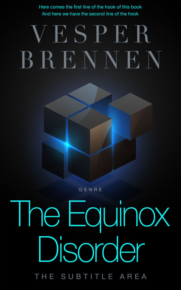 Front view of Black #20080 - Premade Business Book Cover | BookCoverZone