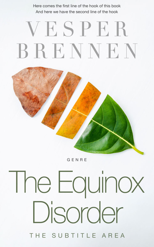 Front view of Athens Gray #20088 - Premade Health & Mind & Body Book Cover