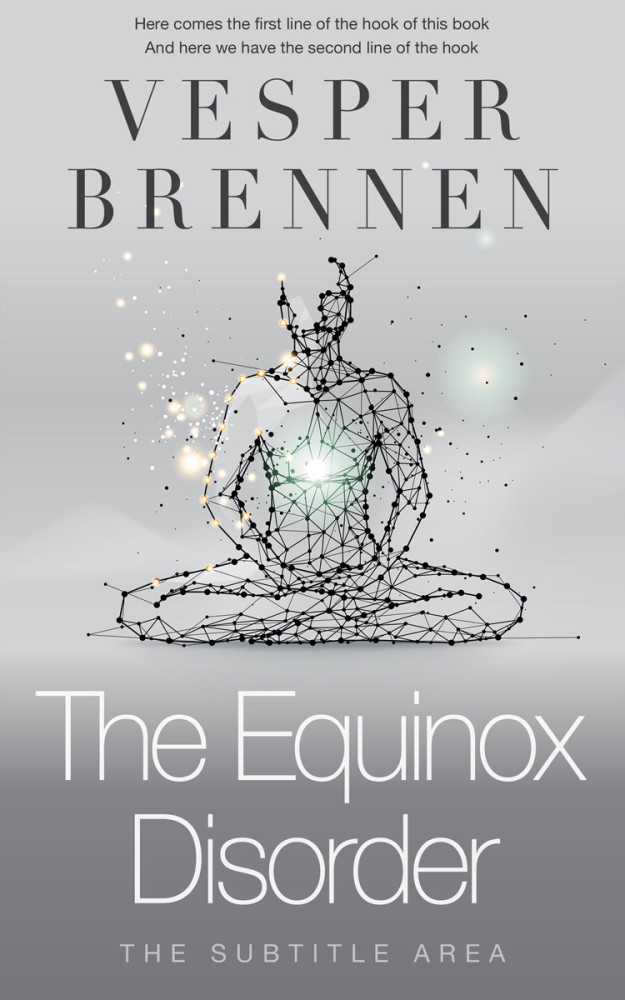 Front view of Silver Sand #20089 - Premade Health & Mind & Body Book Cover