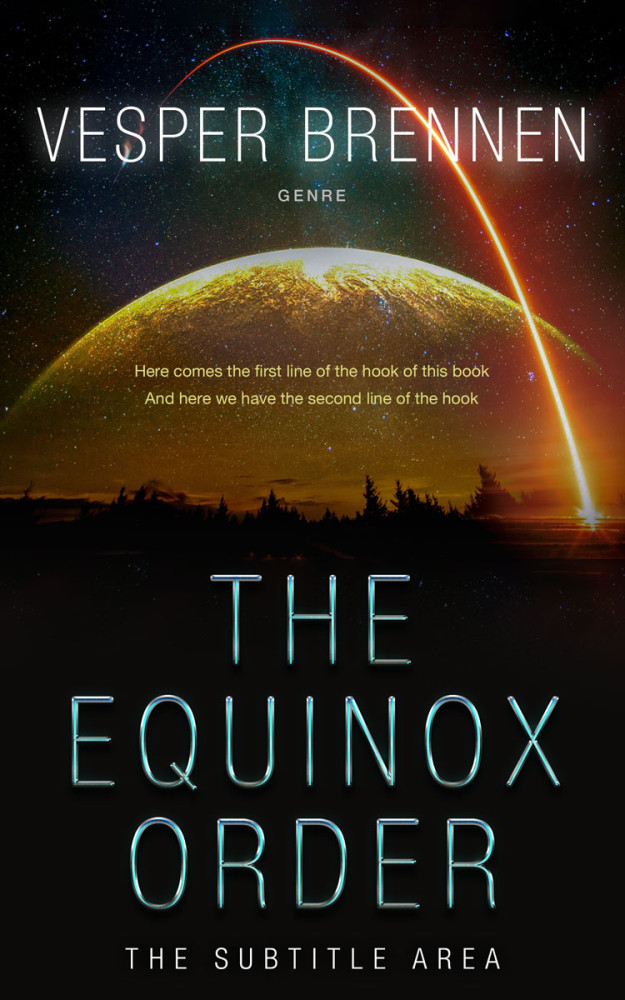 Front view of Cod Gray #20100 - Premade Apocalyptica Book Cover