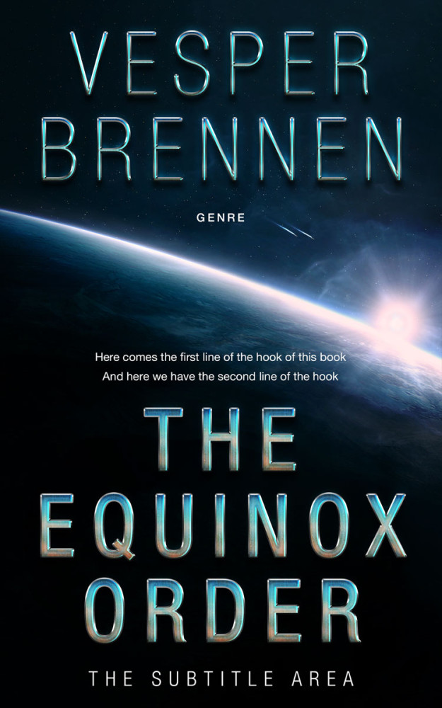 Front view of Firefly #20123 - Premade Science Fiction Book Cover