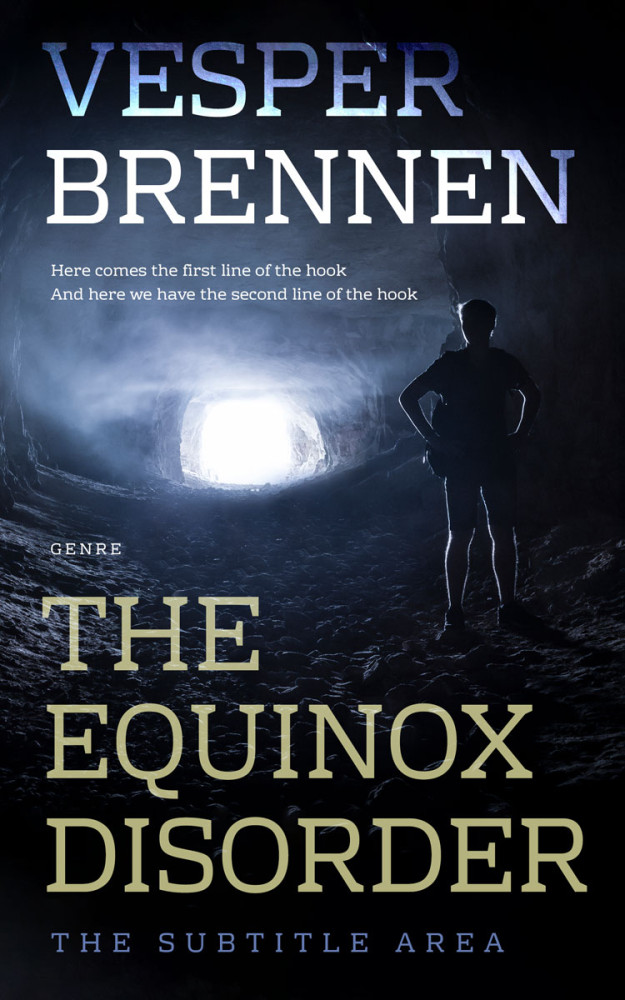 Front view of Vulcan #20133 - Premade Mystery & Thriller & Suspense Book Cover