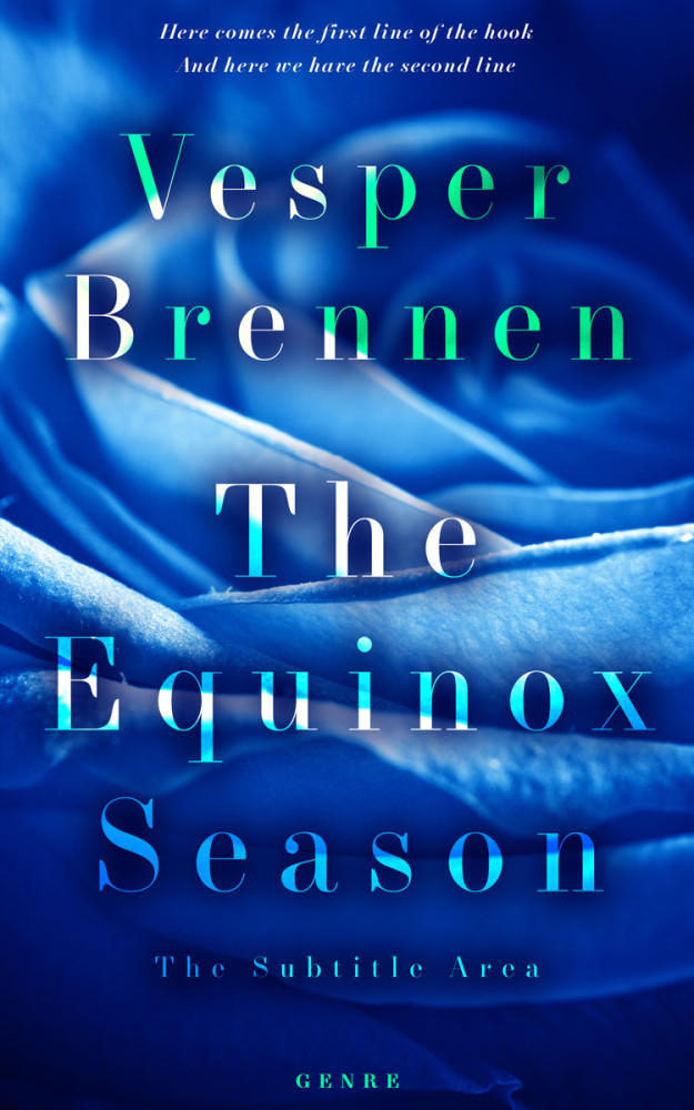 Front view of Catalina Blue #20148 - Premade Romance Book Cover