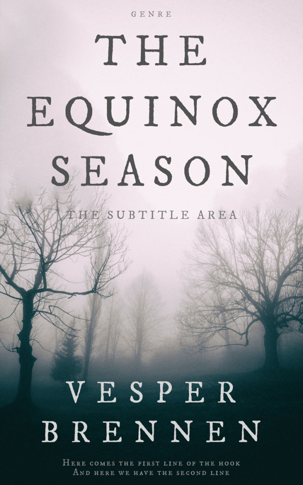 Front view of Timber Green #20178 - Premade Horror Book Cover | BookCoverZone