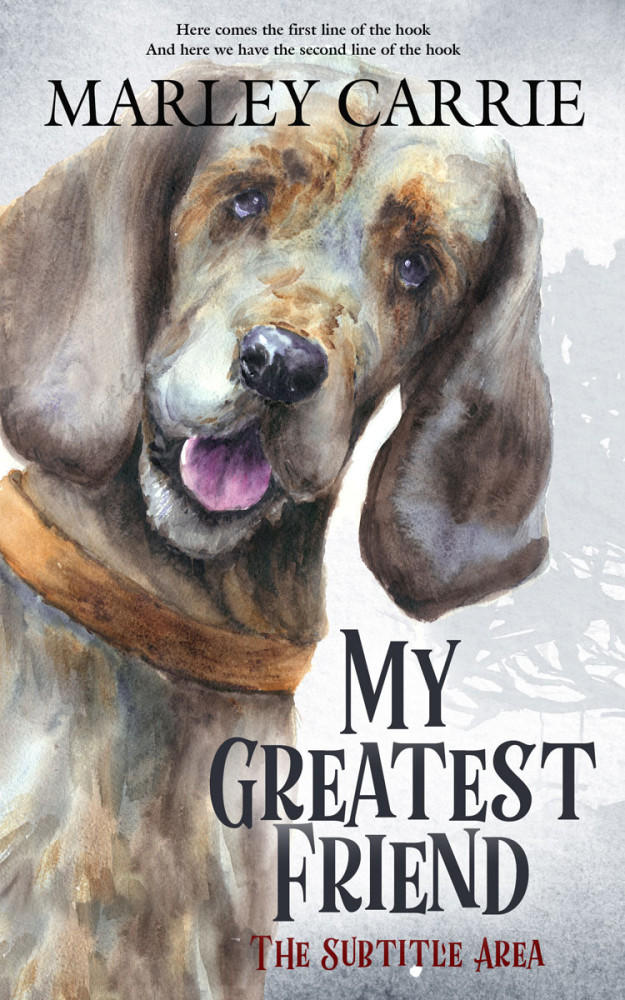 Front view of Cloud #20322 - Premade Children's Book Cover