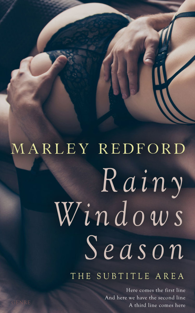 Front view of Ebony Clay #20367 - Premade Erotica Book Cover