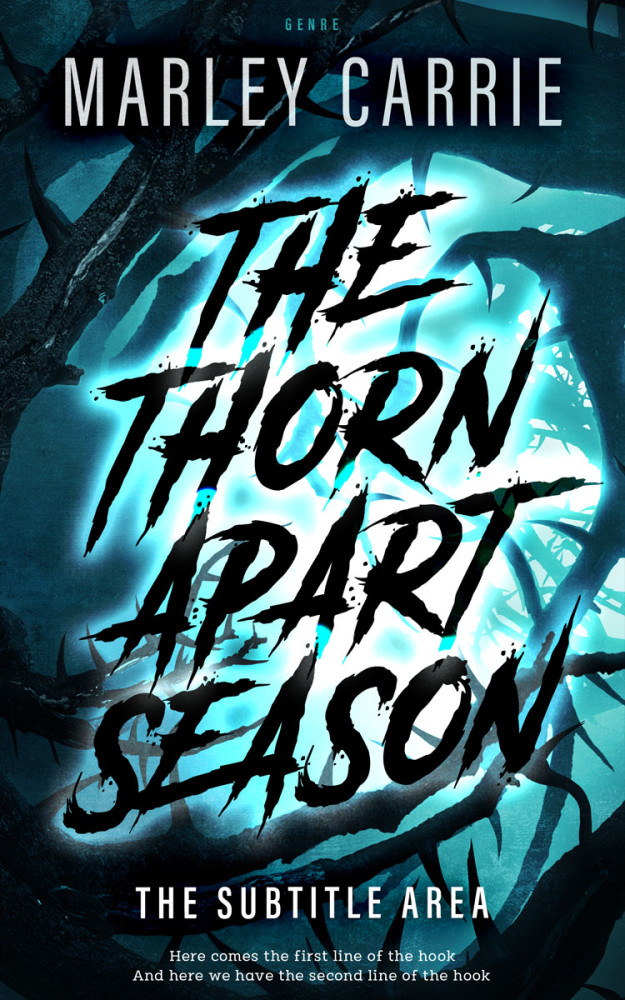 Front view of Mint Tulip #20394 - Premade Fantasy Book Cover