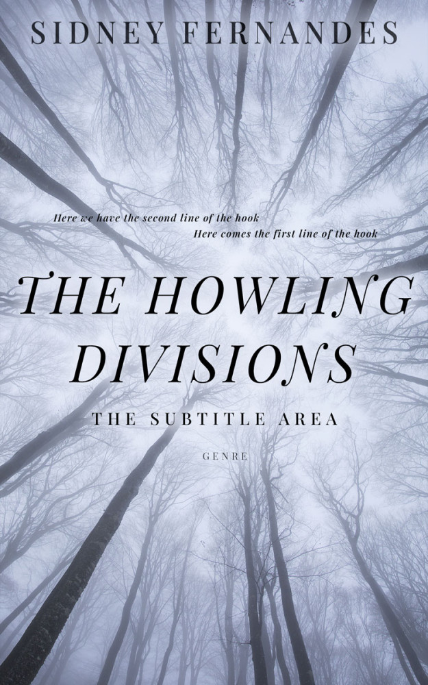 Front view of Blue Haze #20457 - Premade Fantasy Book Cover