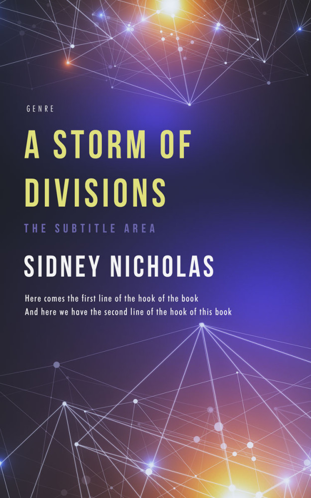 Front view of Martinique #20514 - Premade Abstract Book Cover