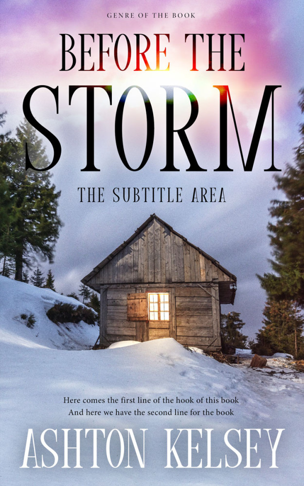 Front view of Gray Suit #20606 - Premade Fantasy Book Cover