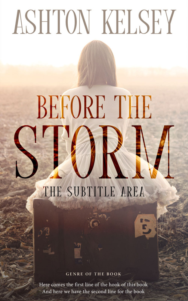 Front view of Vanilla #20610 - Premade Travel Book Cover