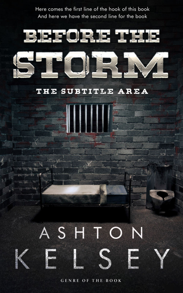 Front view of Shark #20646 - Premade Mystery & Thriller & Suspense Book Cover