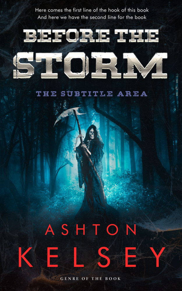 Front view of Aztec #20651 - Premade Fantasy Book Cover