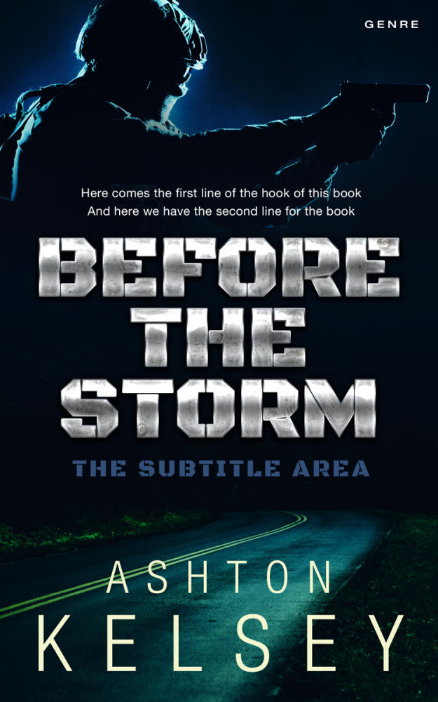 Front view of Black Pearl #20654 - Premade Mystery & Thriller & Suspense Book Cover