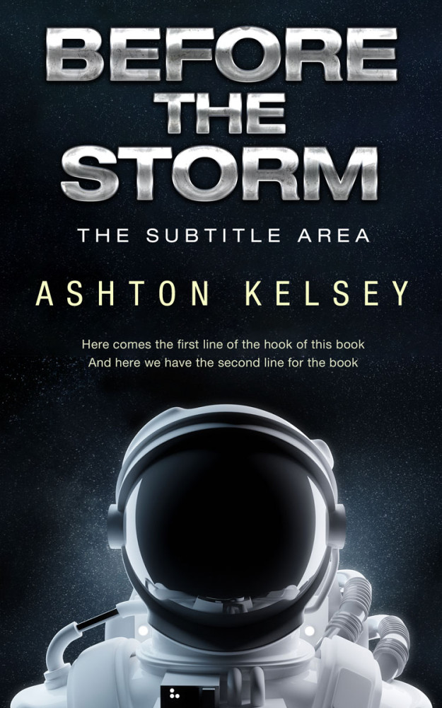 Front view of Bunker #20661 - Premade Science Fiction Book Cover