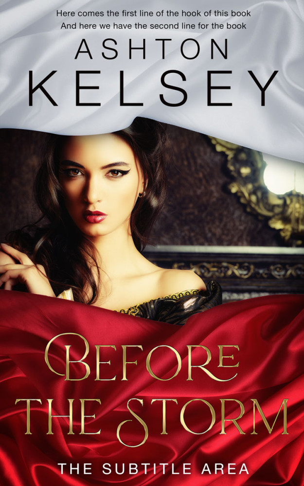 Front view of Persian Plum #20677 - Premade Historical Book Cover