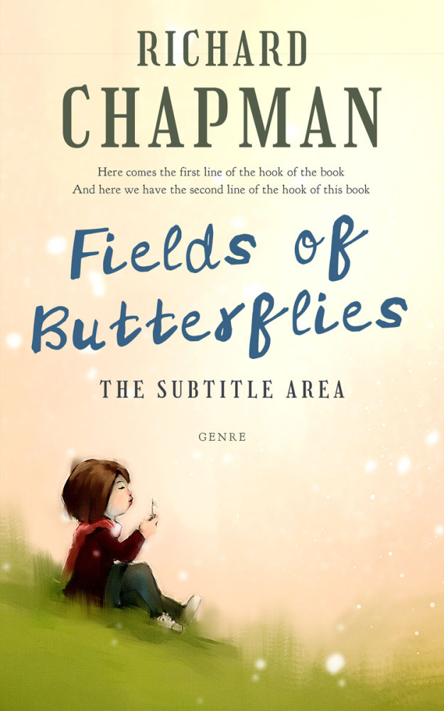 Front view of Citrine White #20692 - Premade Teen & Young Adult Book Cover