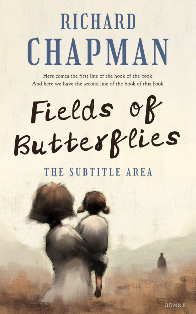 Front view of Parchment #20694 - Premade Literary Fiction Book Cover