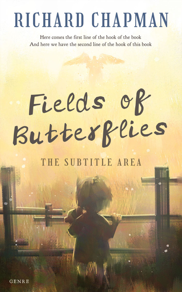 Front view of Chamois #20696 - Premade Fantasy Book Cover