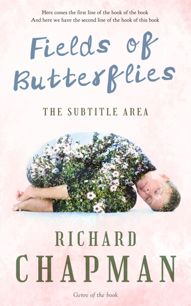 Front view of Dawn Pink #20699 - Premade Health & Mind & Body Book Cover