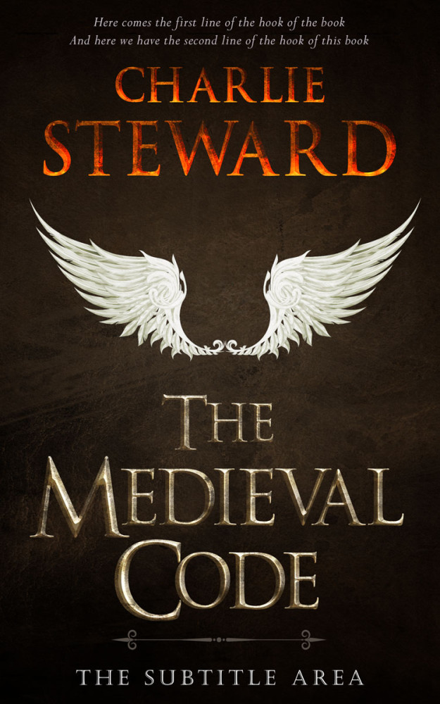 Front view of Eternity #20709 - Premade Fantasy Book Cover