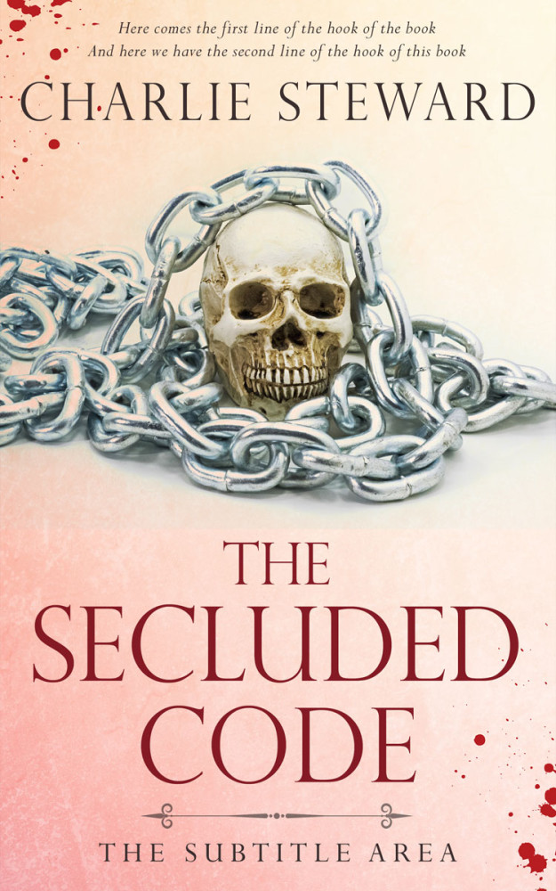 Front view of Almond #20716 - Premade Horror Book Cover