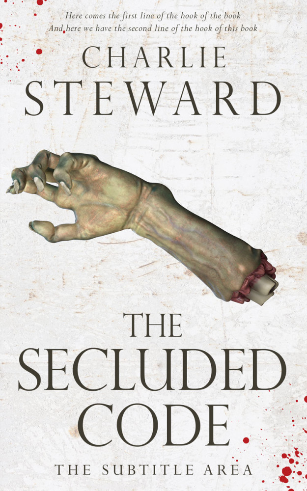 Front view of Cararra #20726 - Premade Apocalyptica Book Cover