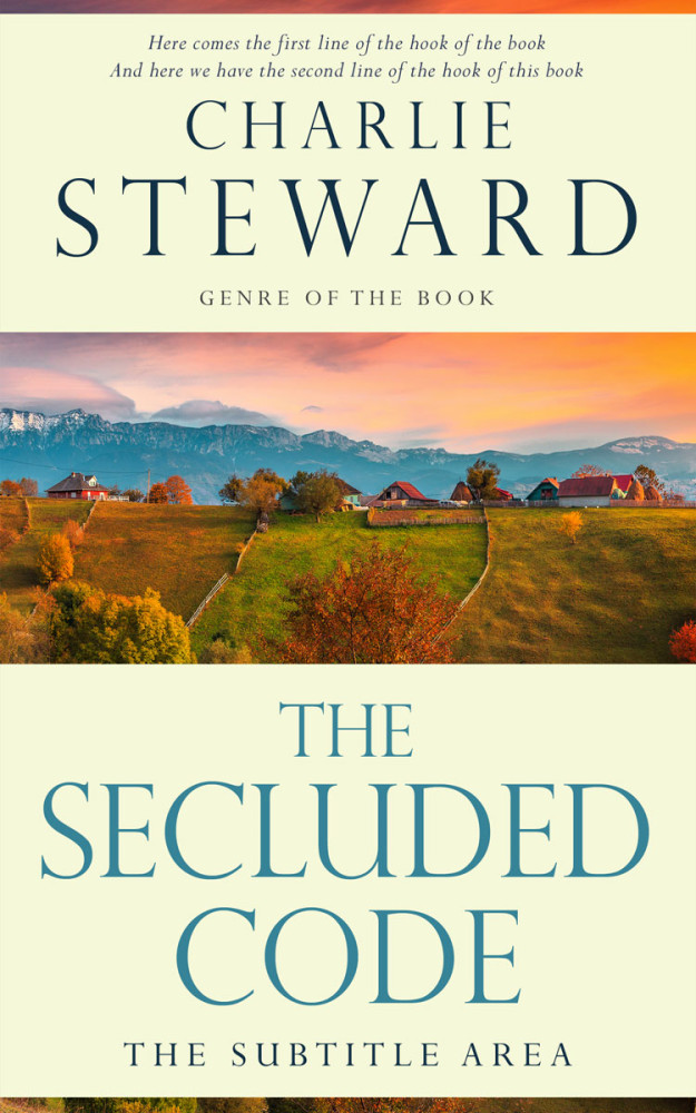 Front view of Gray Asparagus #20788 - Premade Travel Book Cover