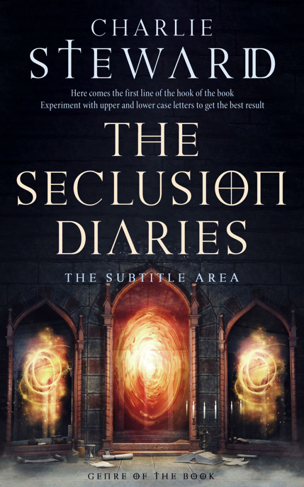 Front view of Sorrell Brown #20801 - Premade Fantasy Book Cover