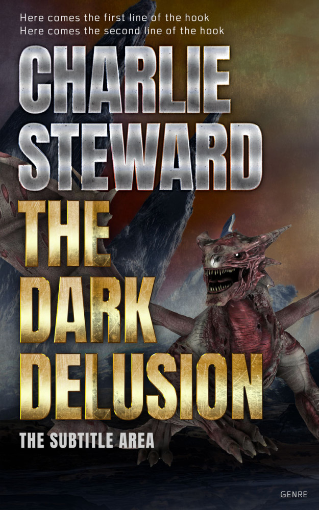 Front view of Dune #20839 - Premade Fantasy Book Cover