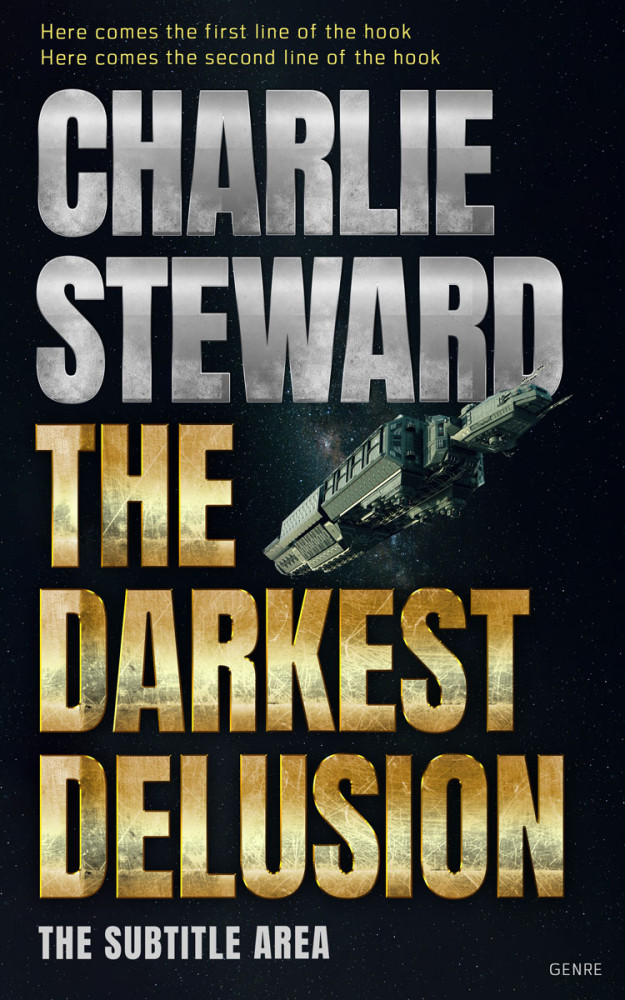 Front view of Indian Khaki #20848 - Premade Science Fiction Book Cover