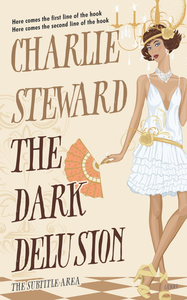 Front view of Parchment #20872 - Premade Romance Book Cover