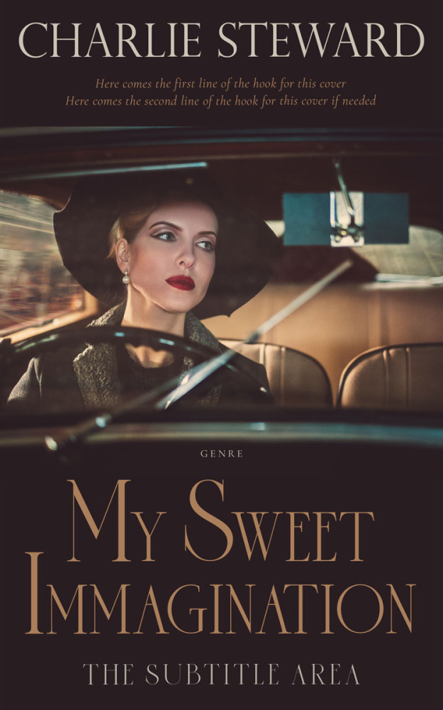 Front view of Thunder #20879 - Premade Romance Book Cover