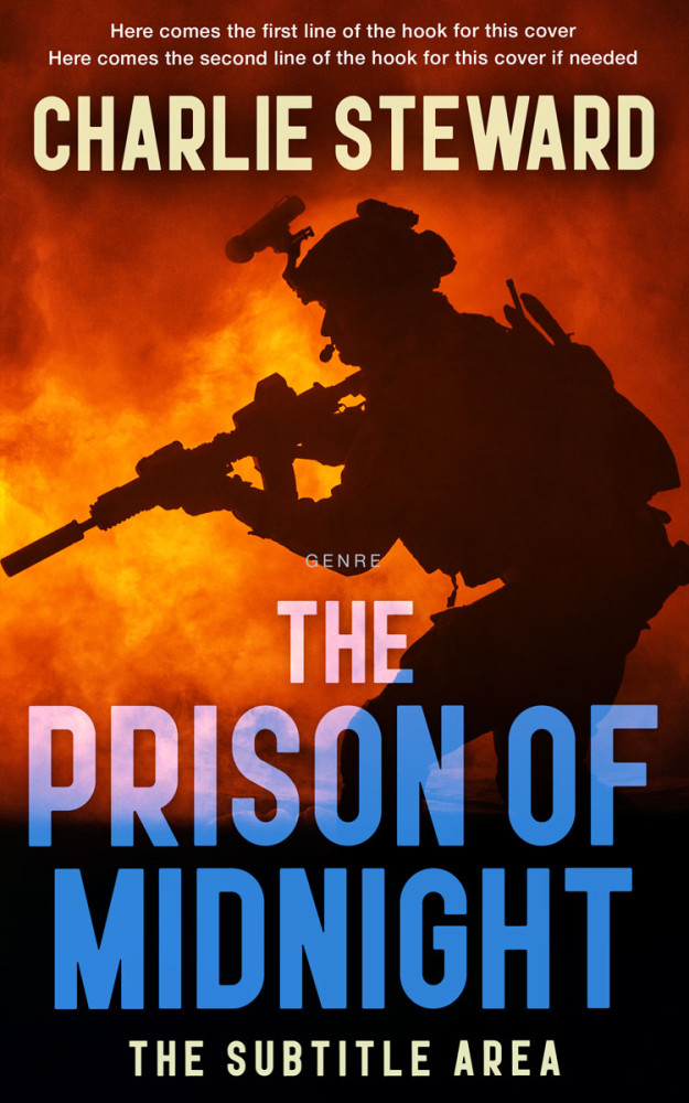 Front view of Red Damask #20923 - Premade Apocalyptica Book Cover