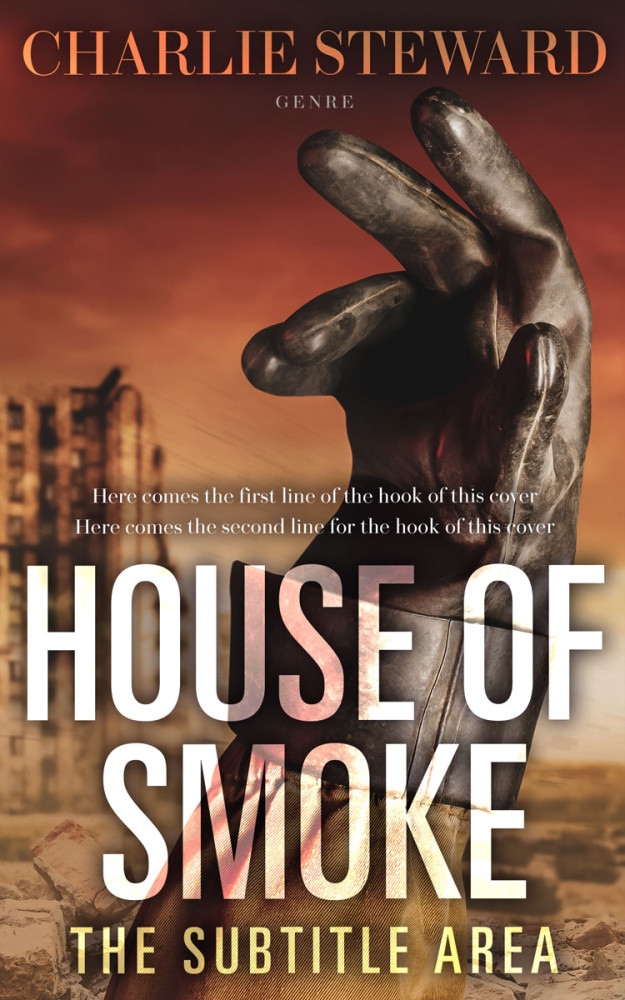 Front view of Saddle #20965 - Premade Apocalyptica Book Cover