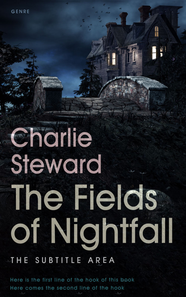 Front view of Bunker #21021 - Premade Horror Book Cover