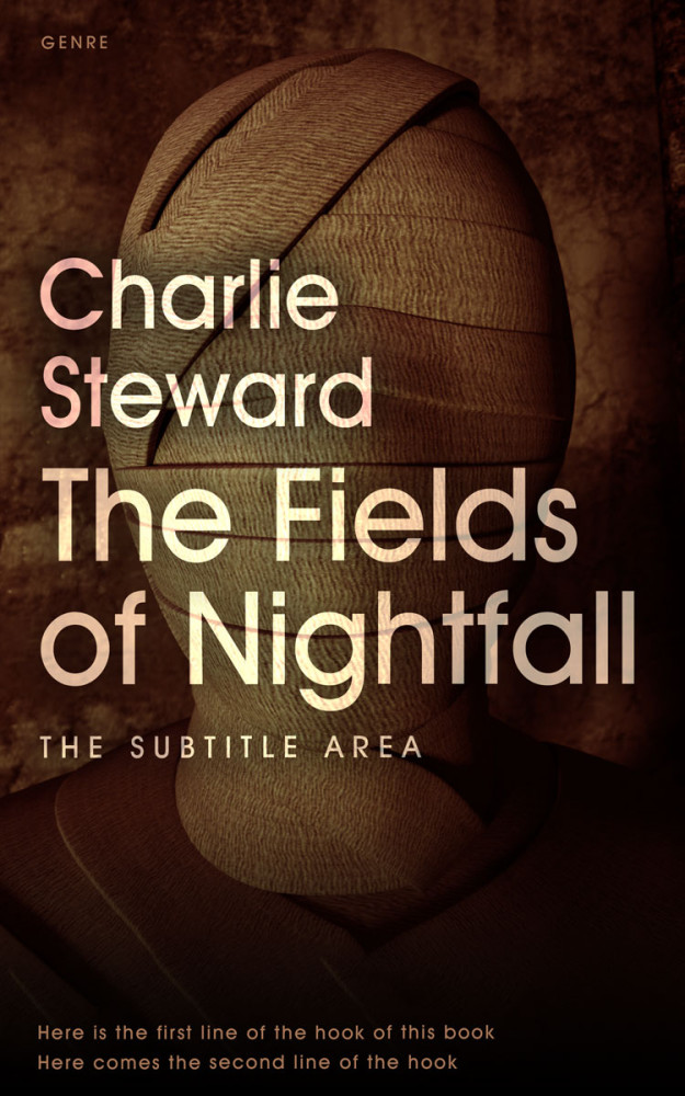 Front view of Coffee Bean #21023 - Premade Horror Book Cover