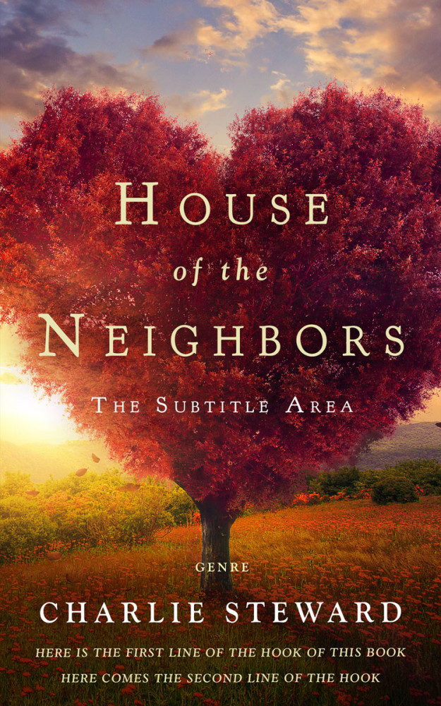 Front view of Brown Derby #21049 - Premade Poetry Book Cover