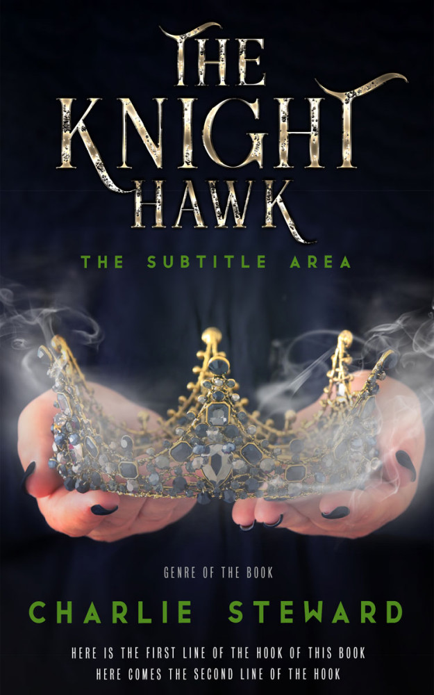 Front view of Thatch #21142 - Premade Fantasy Book Cover