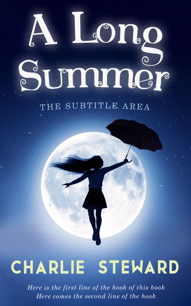 Front view of Astronaut #21191 - Premade Surreal Book Cover